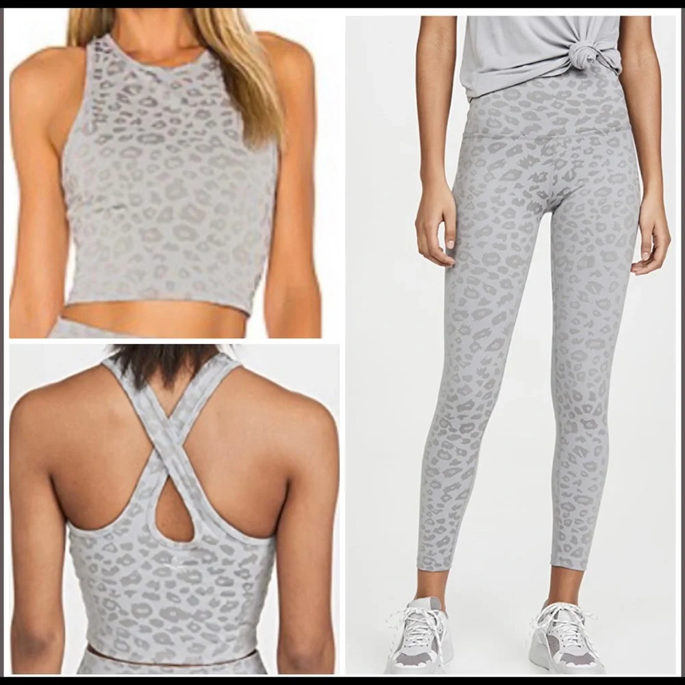 Beyond Yoga Leopard Jacquard Set - Picture 1 of 9